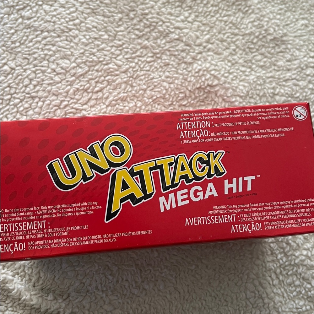 Mattel UNO Attack Mega Hit Game - Red, Yellow, Black - Picture 3 of 6